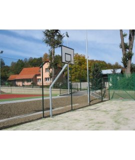 Basketbalová konstrukce streetball - exteriér (ZN), vysazení 1,2 m + pouzdro, CERTIFIKÁT: